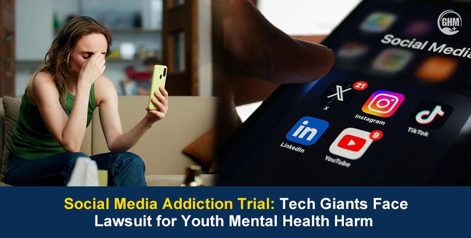 social media addiction, tech giants, youth mental health, legal ruling