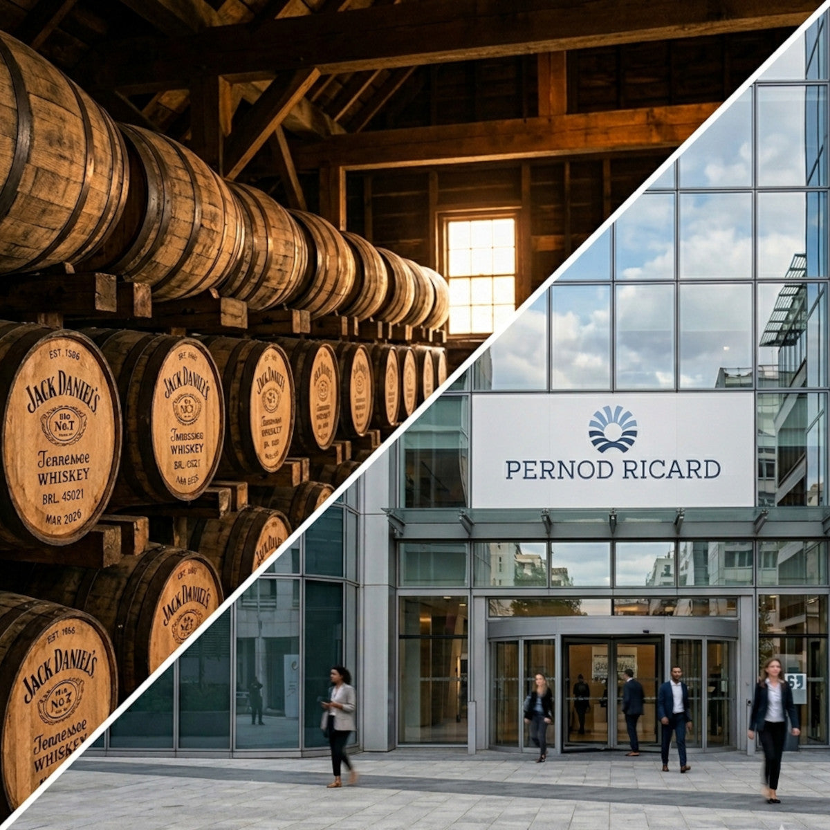 Ricard, Brown-Forman, merger, spirits, France