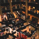 a high angle view of a building