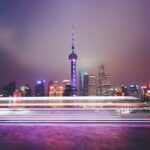 time-lapse photography of Oriental Pearl Tower