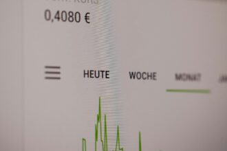 white printer paper with green line