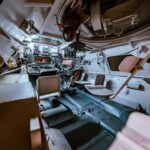 a large engine in a room