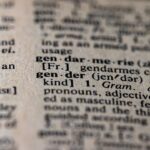 a close up of a text in a book