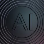 Concentric circles with ai logo in center