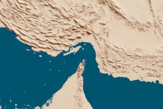 Strait of hormuz between iran and oman