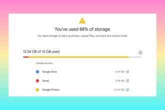 gmail, google storage, cloud storage