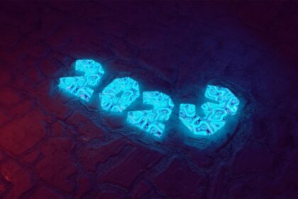a close up of a neon sign on a wall