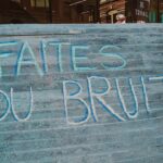 a sign that says fattes du bruit on it