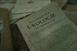 An old german medical textbook on urology.