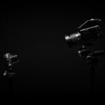 black and gray DSLR camera