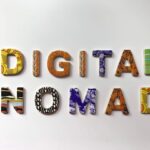 assorted-color digital nomad letter decor
