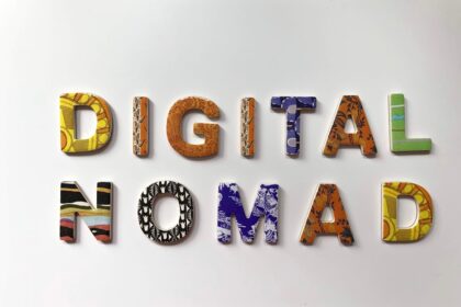 assorted-color digital nomad letter decor
