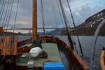 a person on a boat