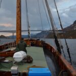 a person on a boat
