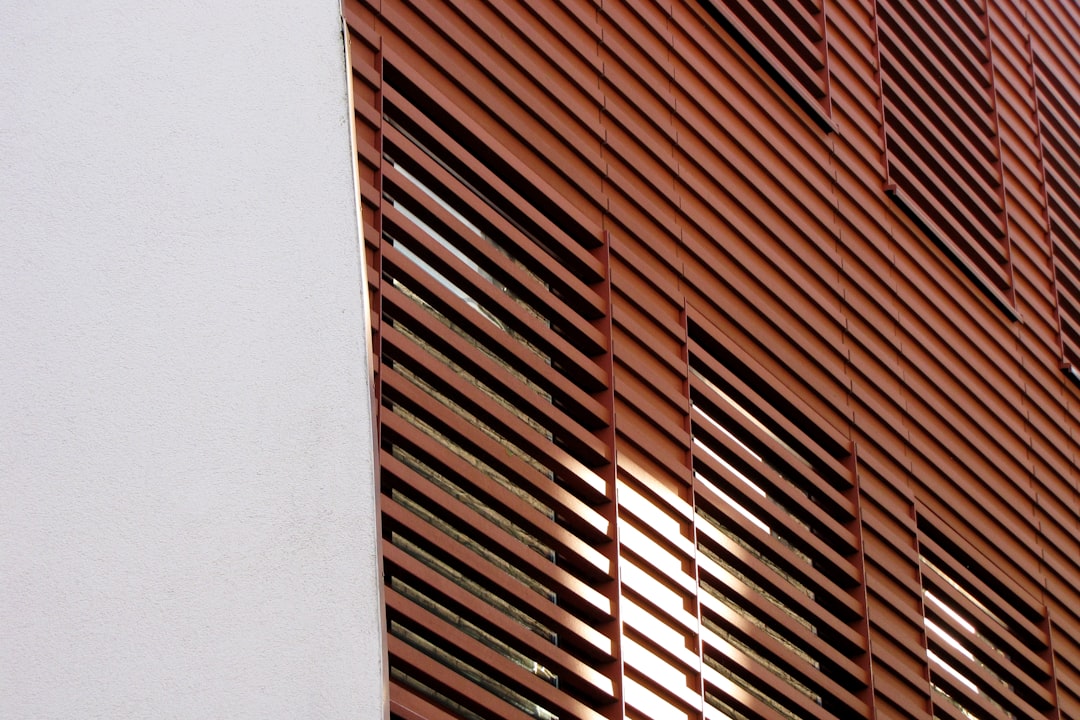 a close up of a building with a lot of windows