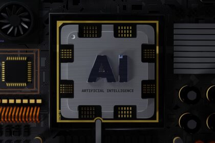 a computer chip with the letter ai on it