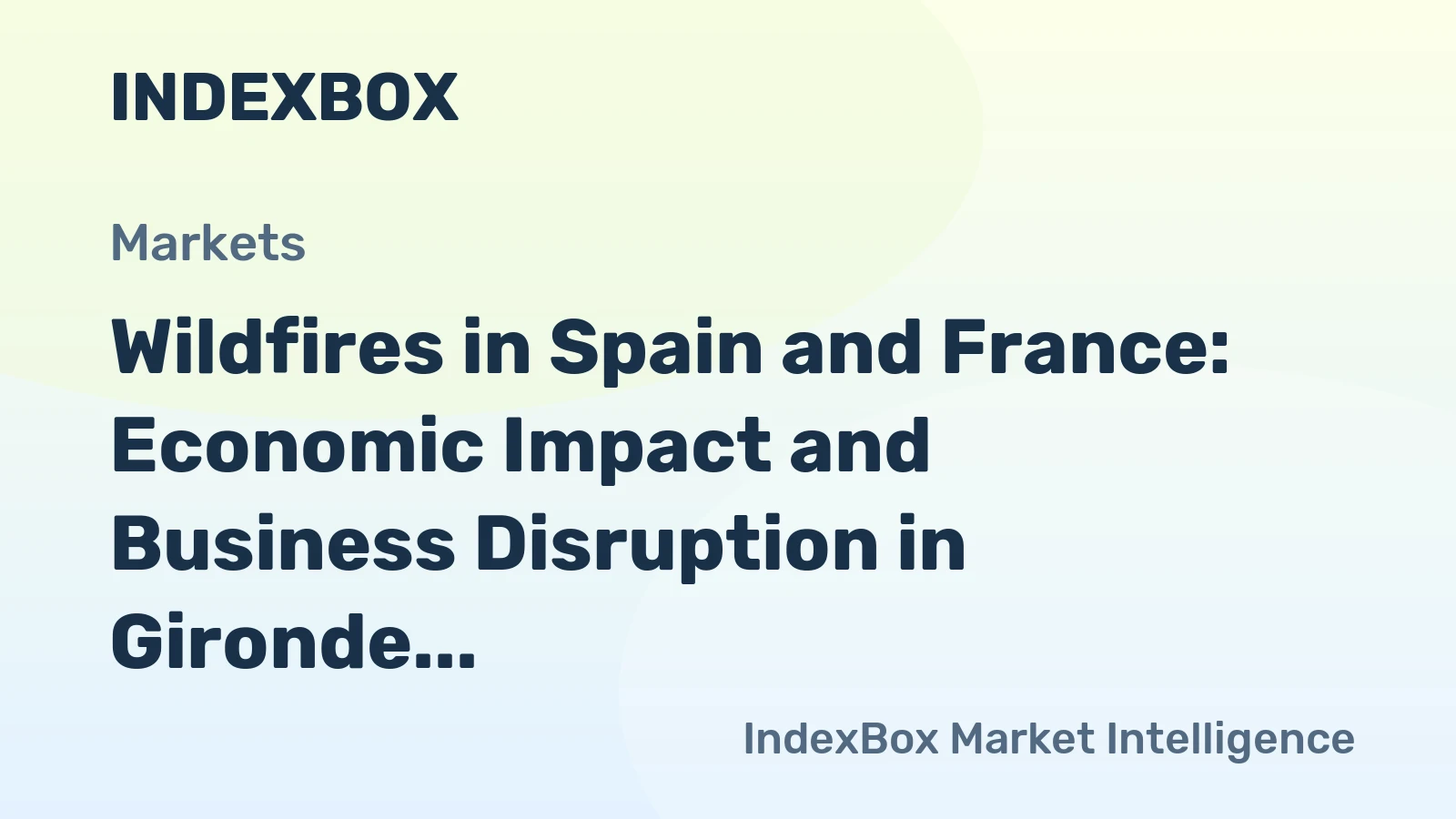 wildfires, economy, businesses, Gironde
