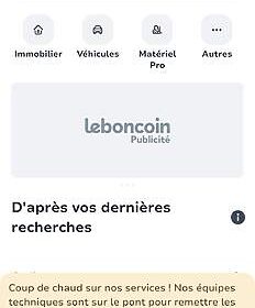 Leboncoin, panne, application, site web, dysfonctionnement