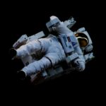 astronaut floating in space