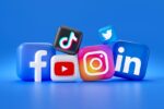 a group of different social media logos