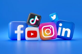a group of different social media logos