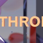 Orange 'anthropology' text with blurred abstract background
