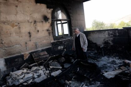 Israeli settlers, West Bank, Palestinian village attack
