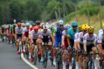 group of men riding bicycle
