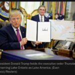 Donald Trump, Lake Ontario, Canada, renaming, geography