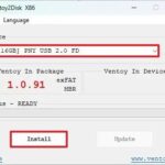 ventoy, usb bootable, installation iso